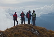 La nostra prima in MONTE SECCO (2293 m) …tra le nuvole ! il 1 novembre 2013 